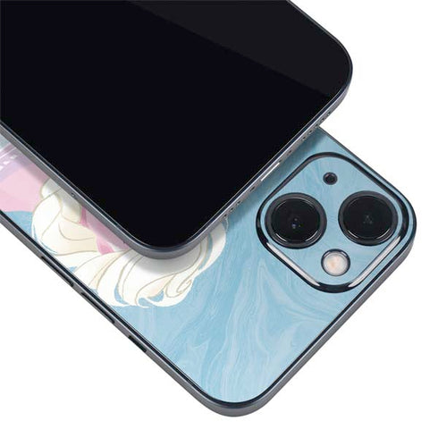 Disney Frozen Ice Blue Elsa Art iPhone 14 Plus Skin